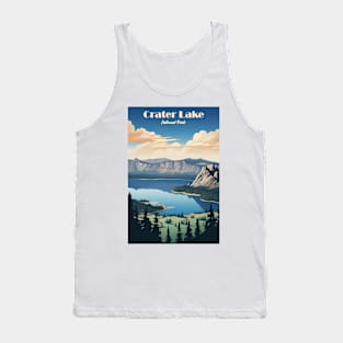 Crater Lake National Park Travel Poster Tank Top